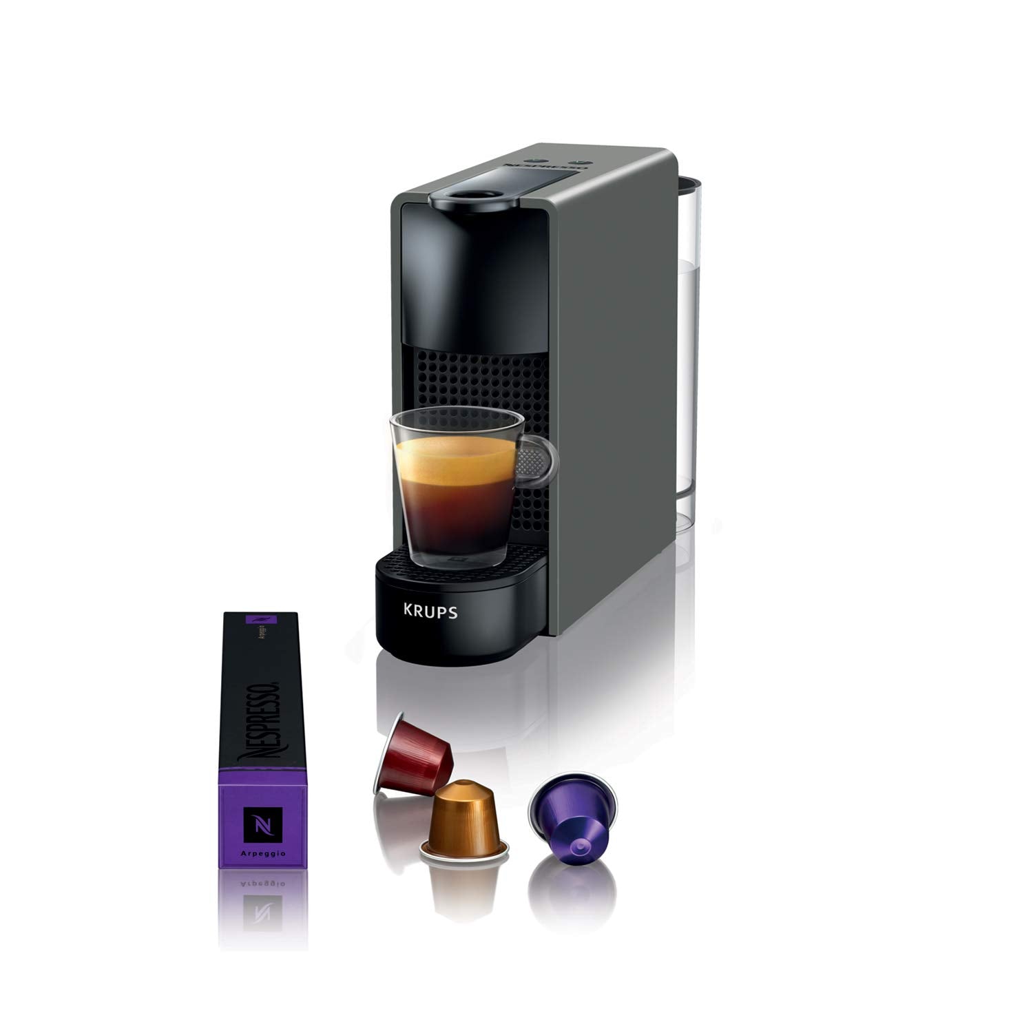 Essenza Mini – Machine à Café à Capsules, Gris Intense