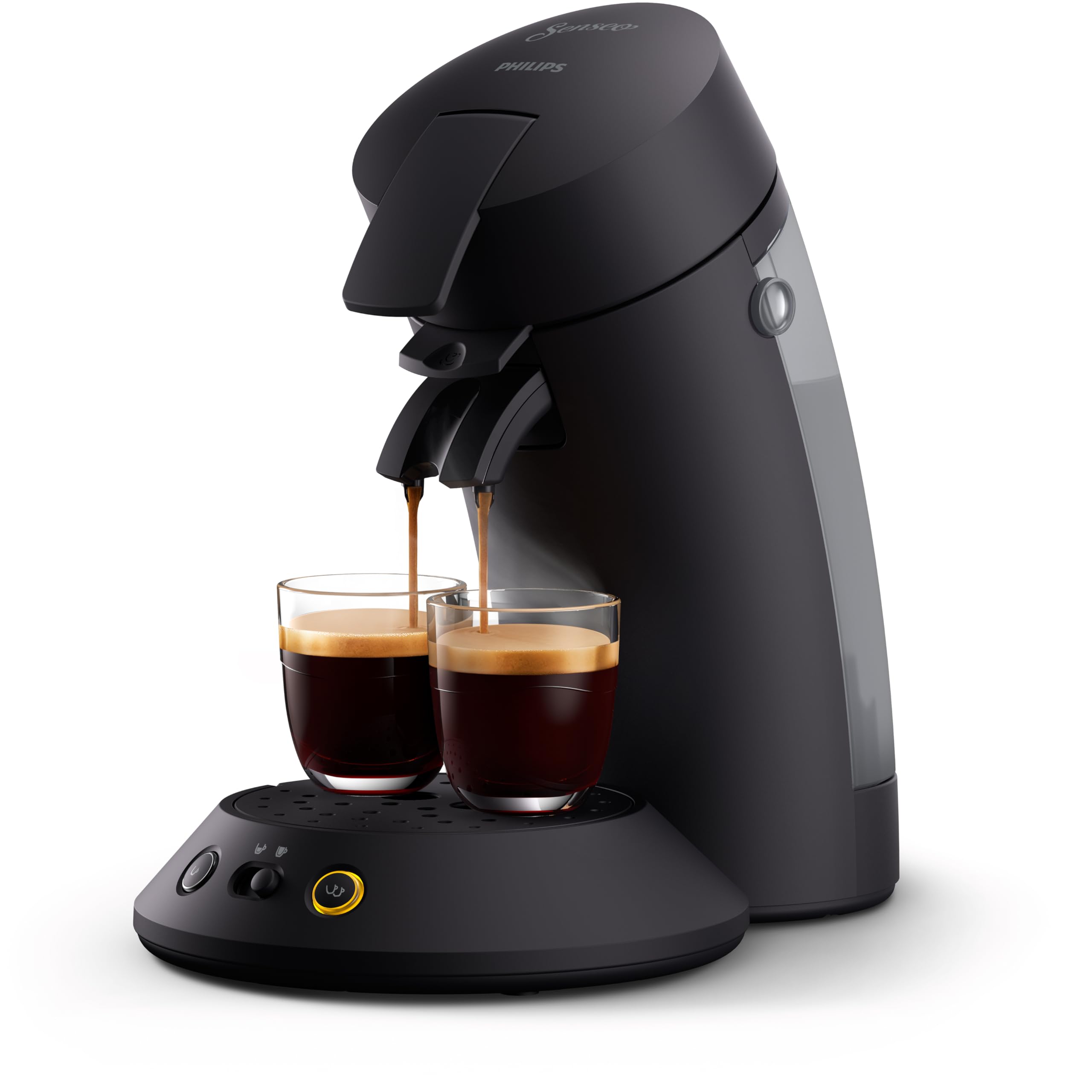 Senseo Original Plus CSA210/61 – Machine à Café à Dosettes, Noir Intense