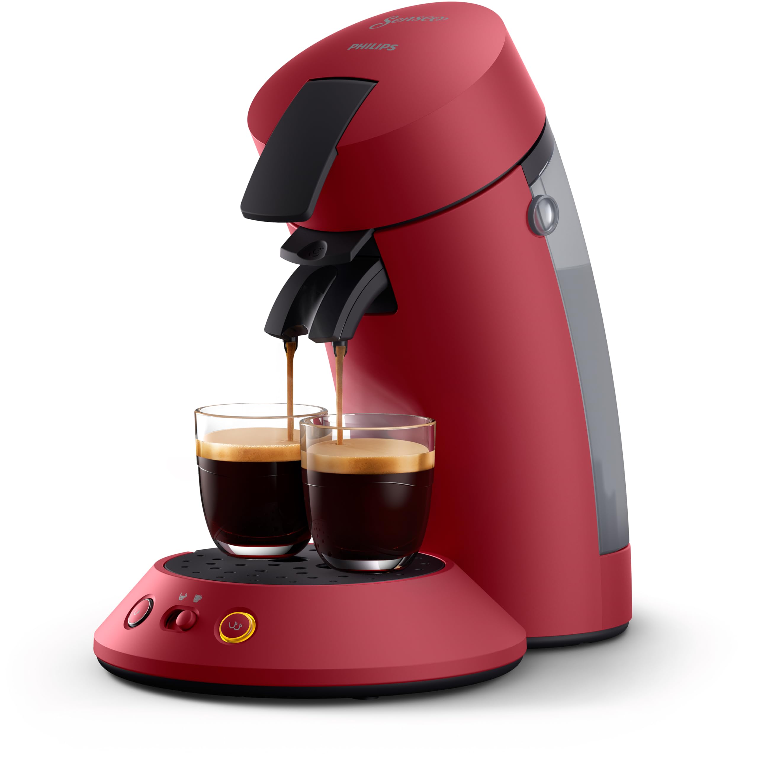 Senseo Original Plus CSA210/91 – Machine à Café à Dosettes, Rouge